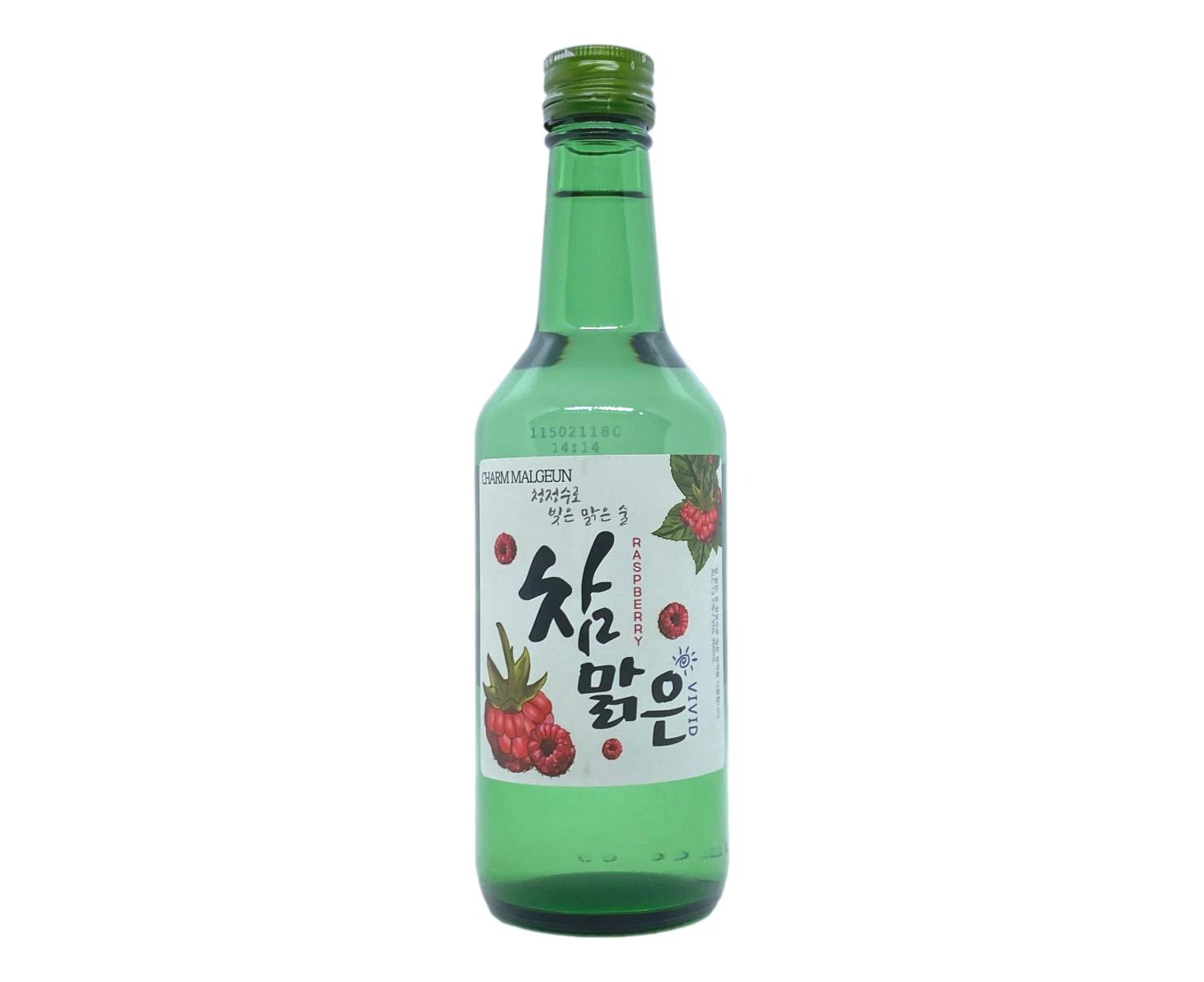 Charm Malgeun Vivid Raspberry Soju 360mL