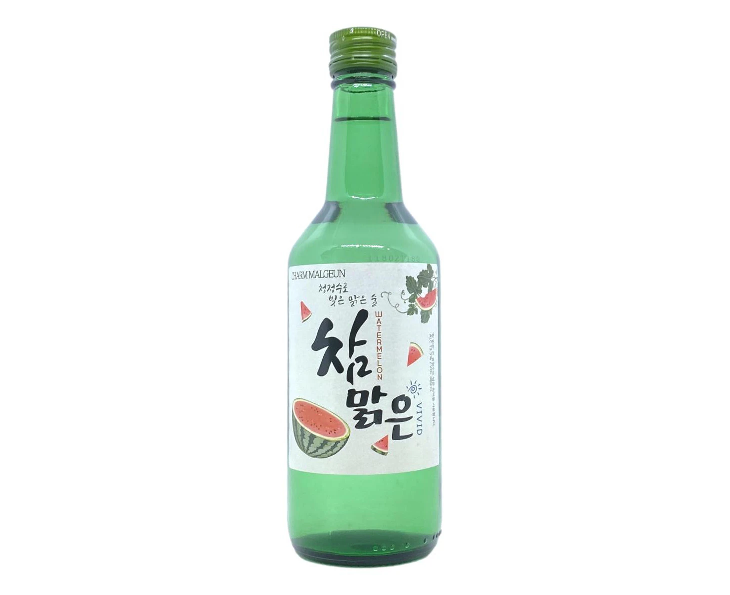 Charm Malgeun Vivid Watermelon Soju (6X360ML)