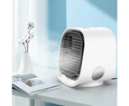 USB Mini Personal Air Conditioner Cooling Fan for Home and Office Use - Green