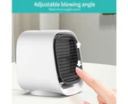 USB Mini Personal Air Conditioner Cooling Fan for Home and Office Use - Green