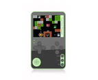 Ultra-Thin 500-in-1 Portable Lightweight Rechargeable Gaming Console - Green