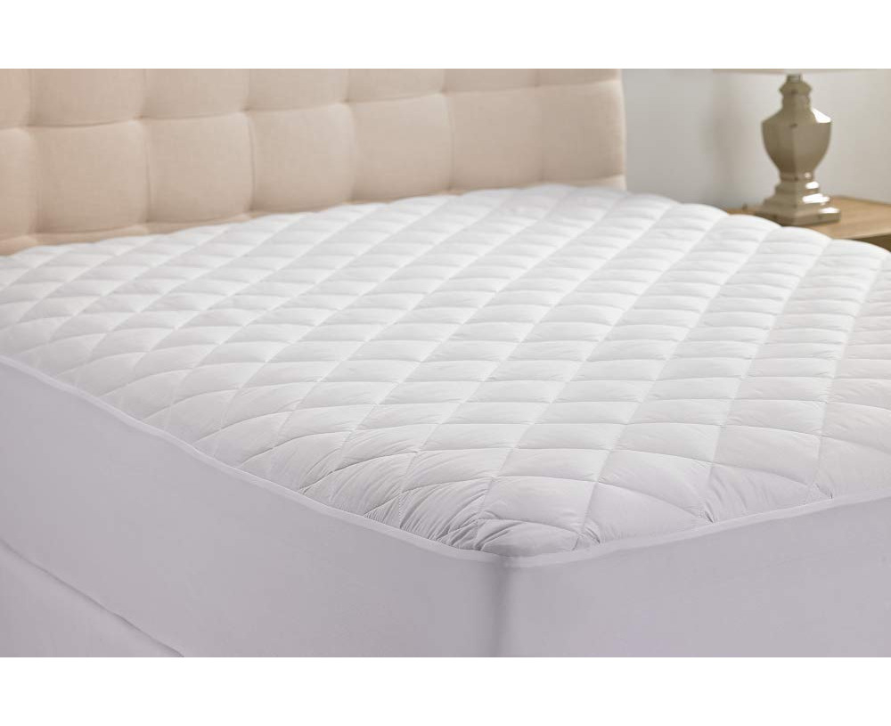 hypoallergenic quilted stretch-to-fit mattress pad