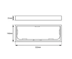 600mm Glass Shelf bathroom Shelves holder Shower Storage Organization holder
