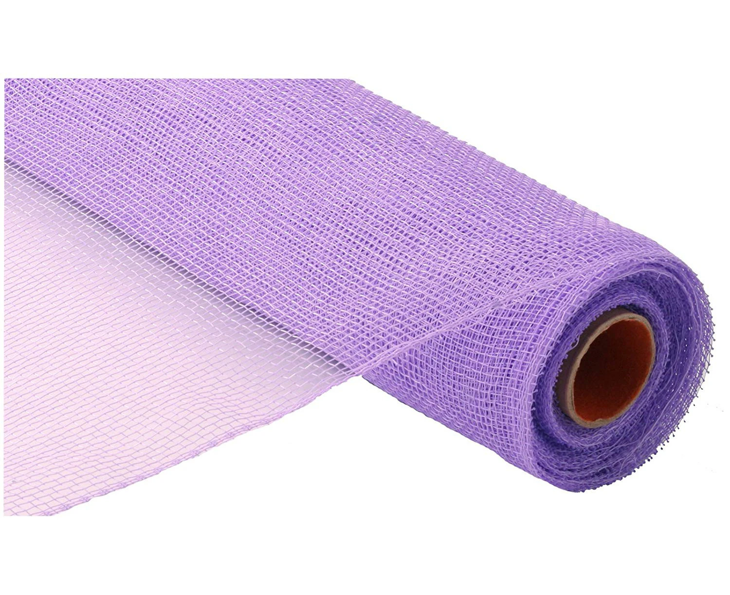 (25cm , Lavender Non Metallic) - 25cm x 9.1m Deco Poly Mesh Ribbon - Lavender Purple Non Metallic : RE130213