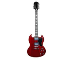 Monterey Platinum Premium Electric Guitar - Red/Black