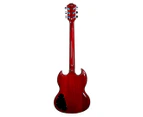 Monterey Platinum Premium Electric Guitar - Red/Black