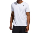 Adidas Men's Run It Tee / T-Shirt / Tshirt - White
