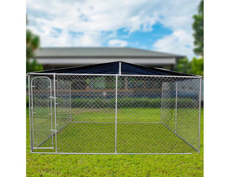 Pet Dog Kennel Enclosure Playpen Puppy Run Exercise Fence Cage Play Pen A3