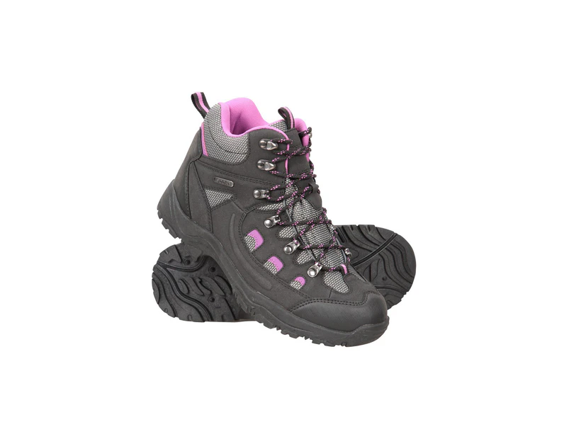 Mountain Warehouse Womens Waterproof Hiking Boots Walking Trekking Ladies Boot - Black