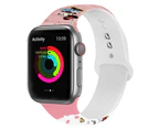 Strapmall Soft Silicone Cartoon Minnie Mouse Bands for Apple Watch Series SE/7/6/5/4/3/2/1-C18