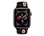 Strapmall Soft Silicone Cartoon Mickey Mouse Bands for Apple Watch Series SE/7/6/5/4/3/2/1-C6