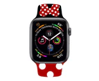 Strapmall Soft Silicone Cartoon Minnie Mouse Bands for Apple Watch Series SE/7/6/5/4/3/2/1-C8