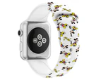 Strapmall Soft Silicone Cartoon Mickey Mouse Bands for Apple Watch Series SE/7/6/5/4/3/2/1-C5