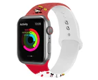Strapmall Soft Silicone Cartoon Mickey Mouse Bands for Apple Watch Series SE/7/6/5/4/3/2/1-C22