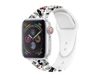 Strapmall Soft Silicone Cartoon Mickey Mouse Bands for Apple Watch Series SE/7/6/5/4/3/2/1-C10