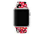 Strapmall Soft Silicone Cartoon Mickey Mouse Bands for Apple Watch Series SE/7/6/5/4/3/2/1-C7