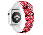 Strapmall Soft Silicone Cartoon Mickey Mouse Bands for Apple Watch Series SE/7/6/5/4/3/2/1-C7