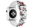 Strapmall Soft Silicone Cartoon Mickey Mouse Bands for Apple Watch Series SE/7/6/5/4/3/2/1-C10