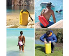 (5 Litres, Red) - OverBoard Waterproof Dry Bag | 5/12/20/30 Litre Floating Sack | 100% Waterproof Dry Tube Bag with Adjustable Shoulder Strap and Top Fold