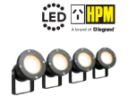 HPM 12V LED Garden Light Pond Spotlights 3.5W MR16 IP68 Waterproof DIY 4pack