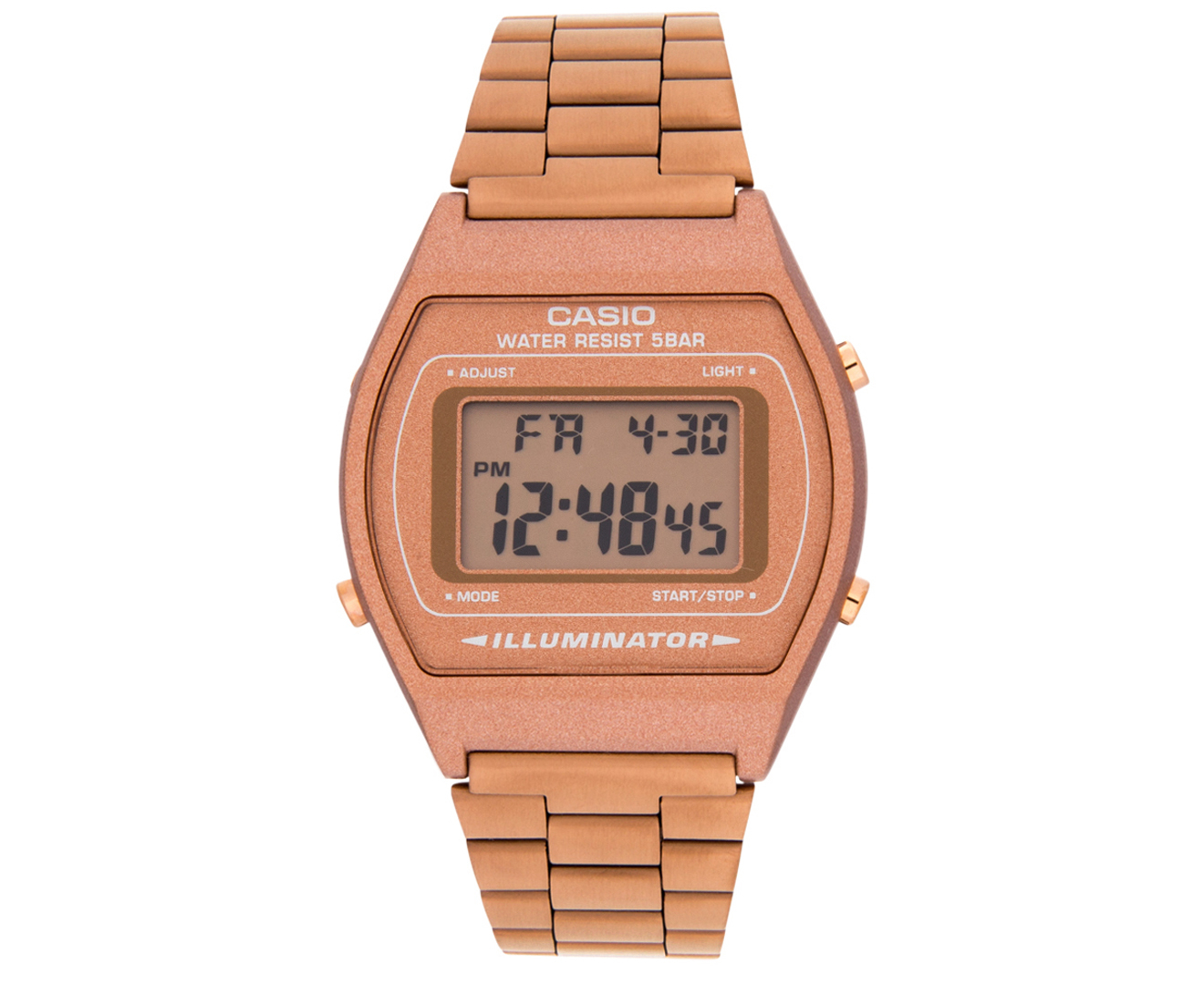 Casio Men's 35mm B640WC-5AD Stainless Steel Watch - Rose Gold | Catch.co.nz