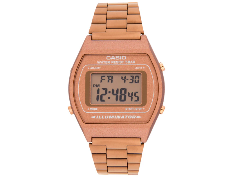 Casio Men's 35mm B640WC-5AD Stainless Steel Watch - Rose Gold