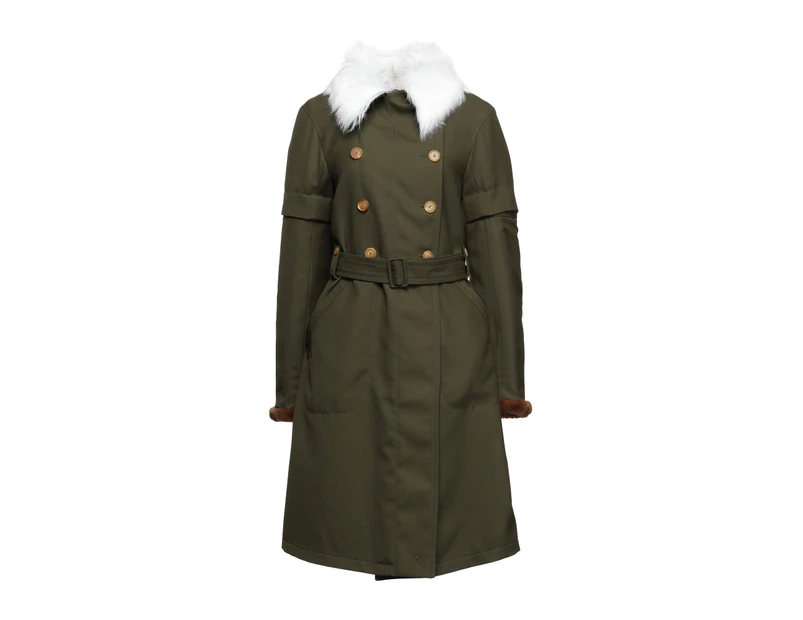 Chloé Woman Coats - Military green