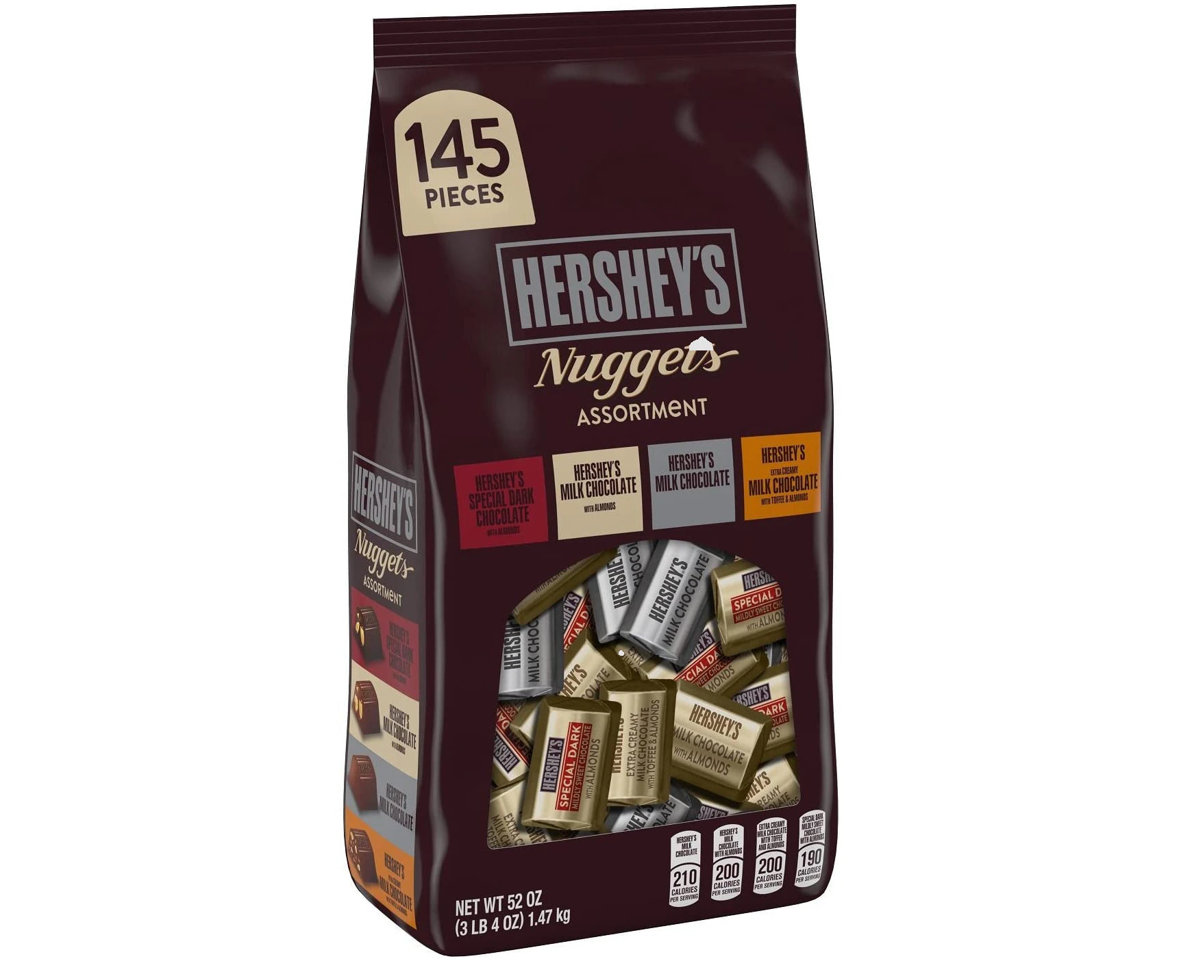 Hershey's Nuggets Assortment Milk Chocolate 145 Pieces 1.47kg