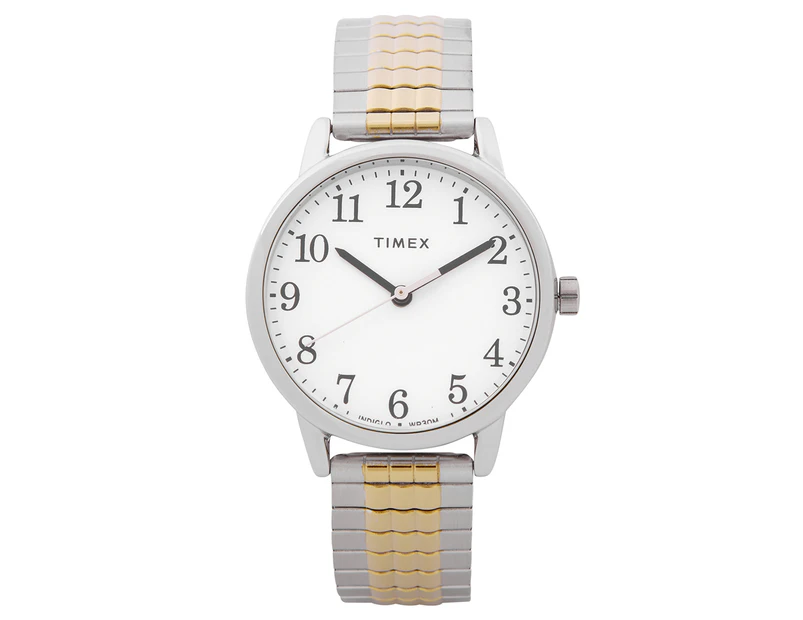 Timex Women's 30mm Easy Reader Expandable Watch - Silver/Gold