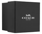 Coach Women's 35mm Grand Lexington Leather Watch - Chalk/Rose Gold