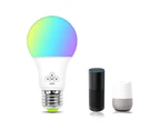 Colorful Smart Wifi Bulb Support Alexa / Google Voice Control For Home- White