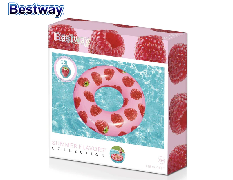 Bestway 119cm Scentsational Raspberry Swim Tube