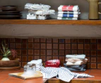J.Elliot Home Gardenia Tea Towels 3-Pack - Black/White