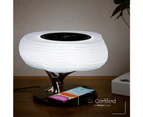 WELL GUIDED | Cloud Bedside Table Lamp Shade Modern Bedroom Desk Dim Light Bluetooth Speaker Fast Qi Wireless Charger Dimmable LED Lights Smart Lampshade