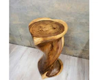 Original Twisted stool side table Acacia wood Heart-Shape Side Table/Corner Table Bar stool