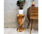 Original Twisted stool side table Acacia wood Heart-Shape Side Table/Corner Table Bar stool