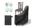 89x89x89cm PE Waterproof Chairs Cover Outdoor High Back Patio Chairs Furniture Frost Ice Sun Shield Snow Protection Case