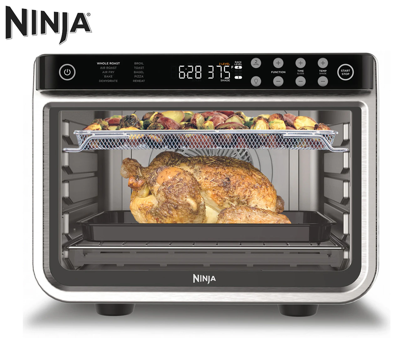 Ninja Foodi XL Air Fry Oven - Black/Silver DT200