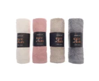 Country Club Set of 4 Super Soft Face Cloths