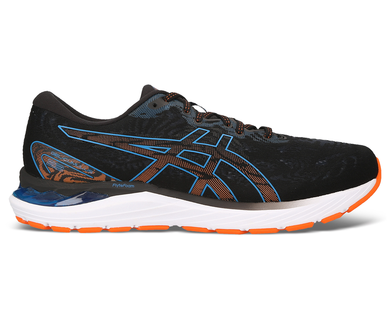 ASICS Men's Gel-Cumulus 23 Running Shoes - Black/Reborn Blue | Catch.com.au