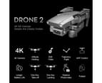 Drones E68 Hd Wide Angle 4K Wifi Drone With Remote Control - Grey 3