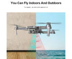Drones E68 Hd Wide Angle 4K Wifi Drone With Remote Control - Grey