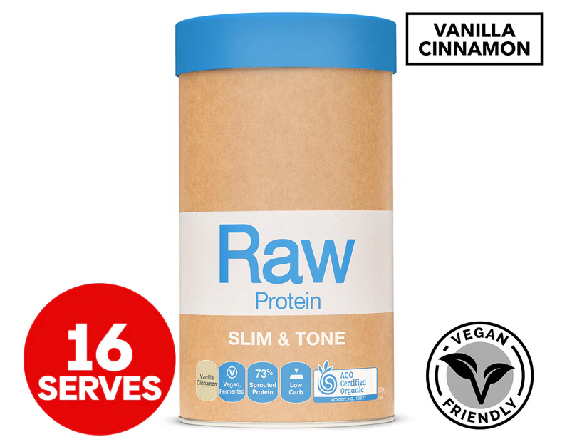 Amazonia Raw Slim & Tone Protein Vanilla & Cinnamon 500g