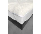 Country Club Luxury Sherpa Reversible Mattress Topper, Double