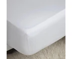 Belledorm 200 Thread Count Cotton Percale Extra Deep Fitted Sheet (White) - BM121