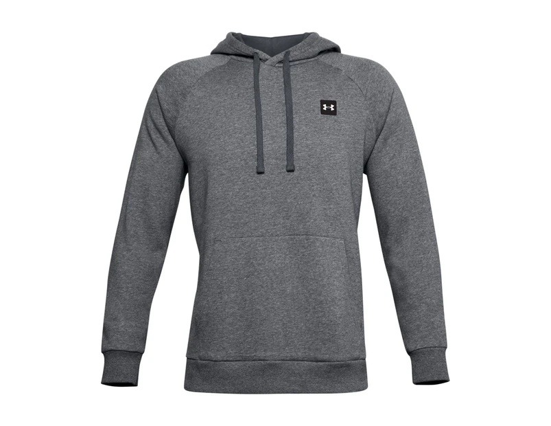 Under Armour Mens Hoodie (Light Grey/Onyx White Heather) - RW7745