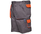 Portwest Mens Contrast Workwear Shorts (Charcoal) - RW971