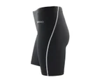 Spiro Mens Bodyfit Performance Base Layer Sports Shorts (Black) - RW1486