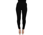 Dolce & Gabbana Black High Waist Stretch Tights Women Clothing Tights & Socks
