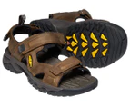 KEEN Men's Targhee III Open Toe Hiking Sandals - Bison/Mulch